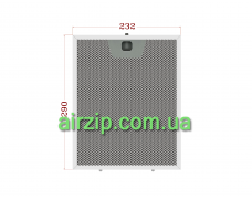 Фільтр для витяжки 232 x 290 mm