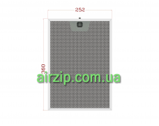 Фільтр для витяжки 252 x 360 mm