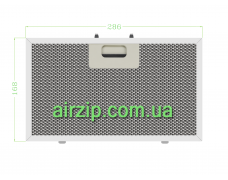 Фільтр для витяжки 286 x 168 mm НЕЕ 97(А-600/900)