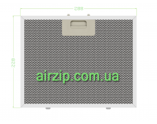 Фільтр для витяжки 288 x 228 mm NR 60