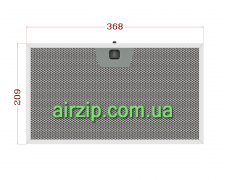 Фільтр для витяжки 368 x 209 mm