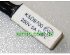 Термозащита мотора KSD9700 (250V, 5A, 130C °) пластик.